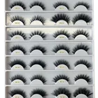 Eyelash Wholesale Wink Eyelash Private Label 3d Wispy Faux Mink Silk Strip Color Lashes