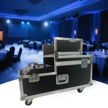3000W Water  Fog Machine Two Atomizers Water-Based Dual Bedroom Ground Fog Machine With Flying  Case