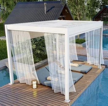 Motorized Aluminium Outdoor Sun Bioclimatic Pergola Perfect Shade For