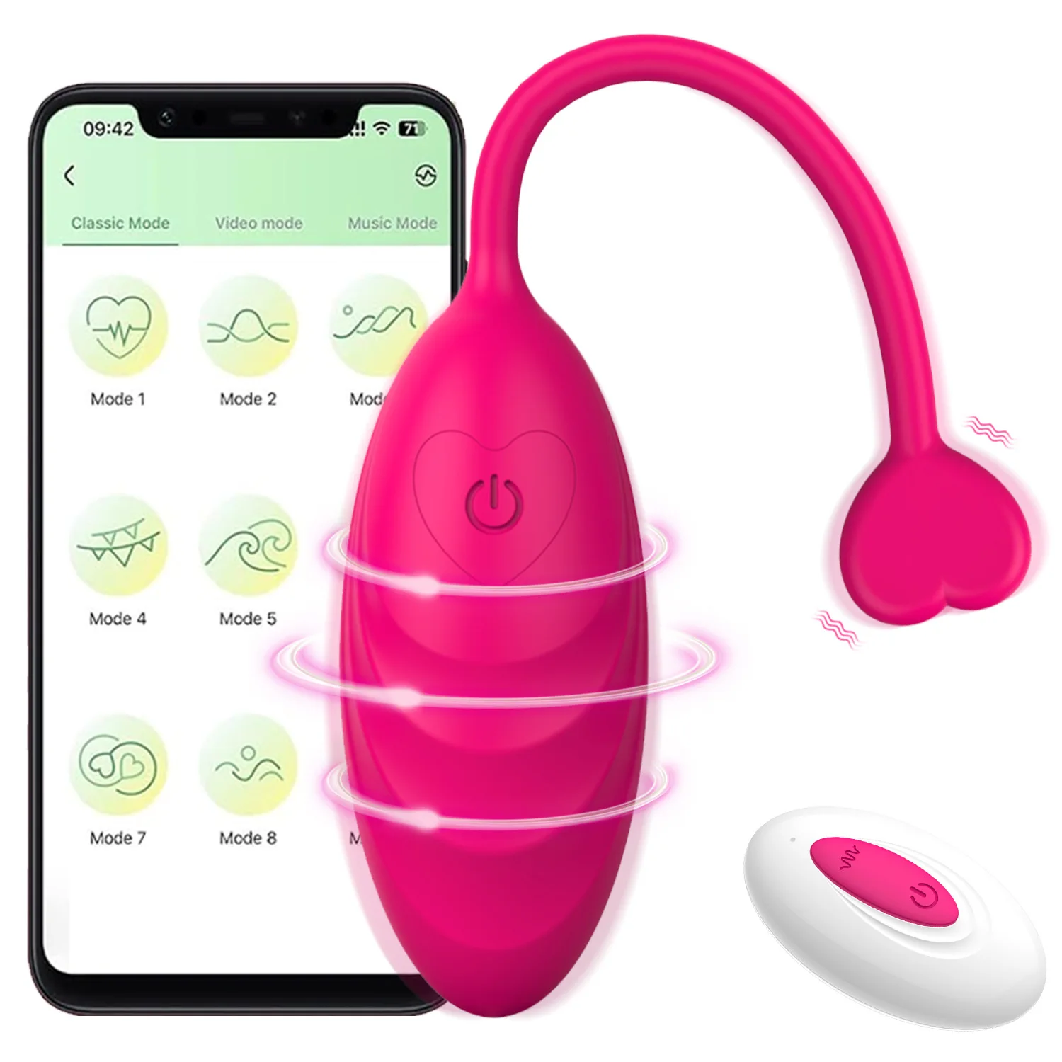 迷你无线遥控跳蛋软硅胶女性振动手淫性刺激玩具