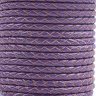 Leather Cord Customized Size Round Geneuine Bolo Braided Leather Cord For Necklace Bracelet Making DIY Accessory