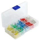Led Leds Red Led 5MM/3MM LED Diode Kit LEDs Set Red Green Yellow Blue Electronic Diode