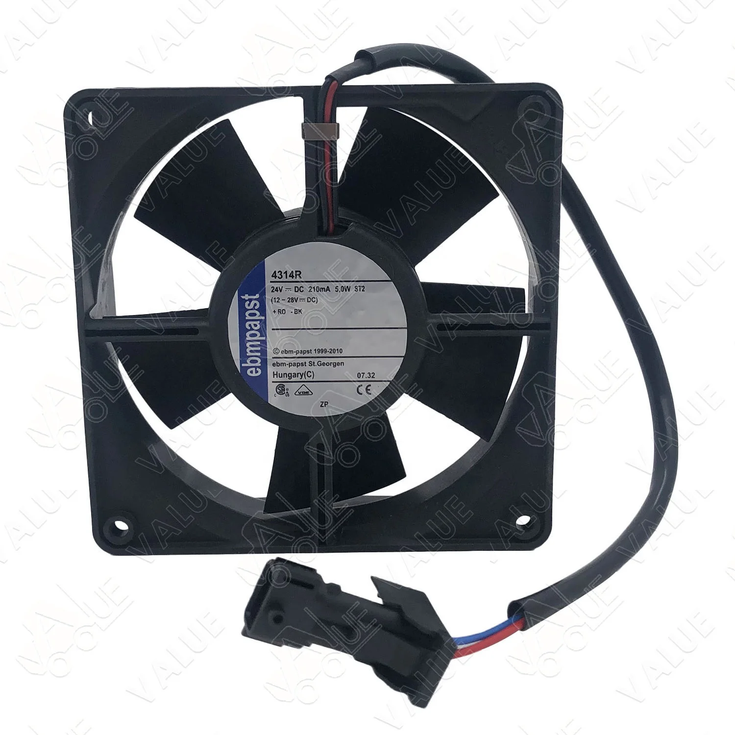 0009761423 Linde Forklift Parts 5w 24v Plastic Cooling Fan Forklift