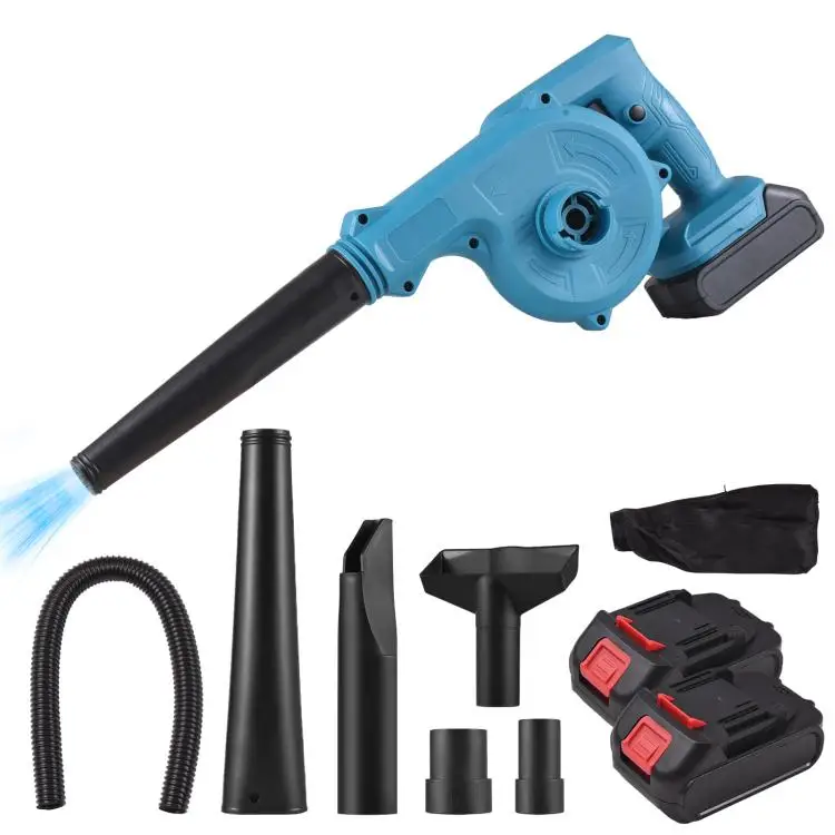 Cordless Leaf Blower with Battery 2-in-1 21V Cordless Electric Blower and Vacuum Cleaner 63MPH Handheld Battery Powered Small Bl