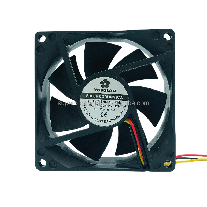 Brushless Cooling Fan, 8025, Plastic - detail 6