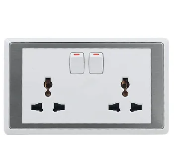 6pin Universal switched socket