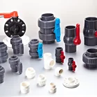 Cpvc Pvc Pvc Ball Valve ANSI China Factory High Quality Water Treatment Cpvc Pvc Plastic Double Union Ball Valve
