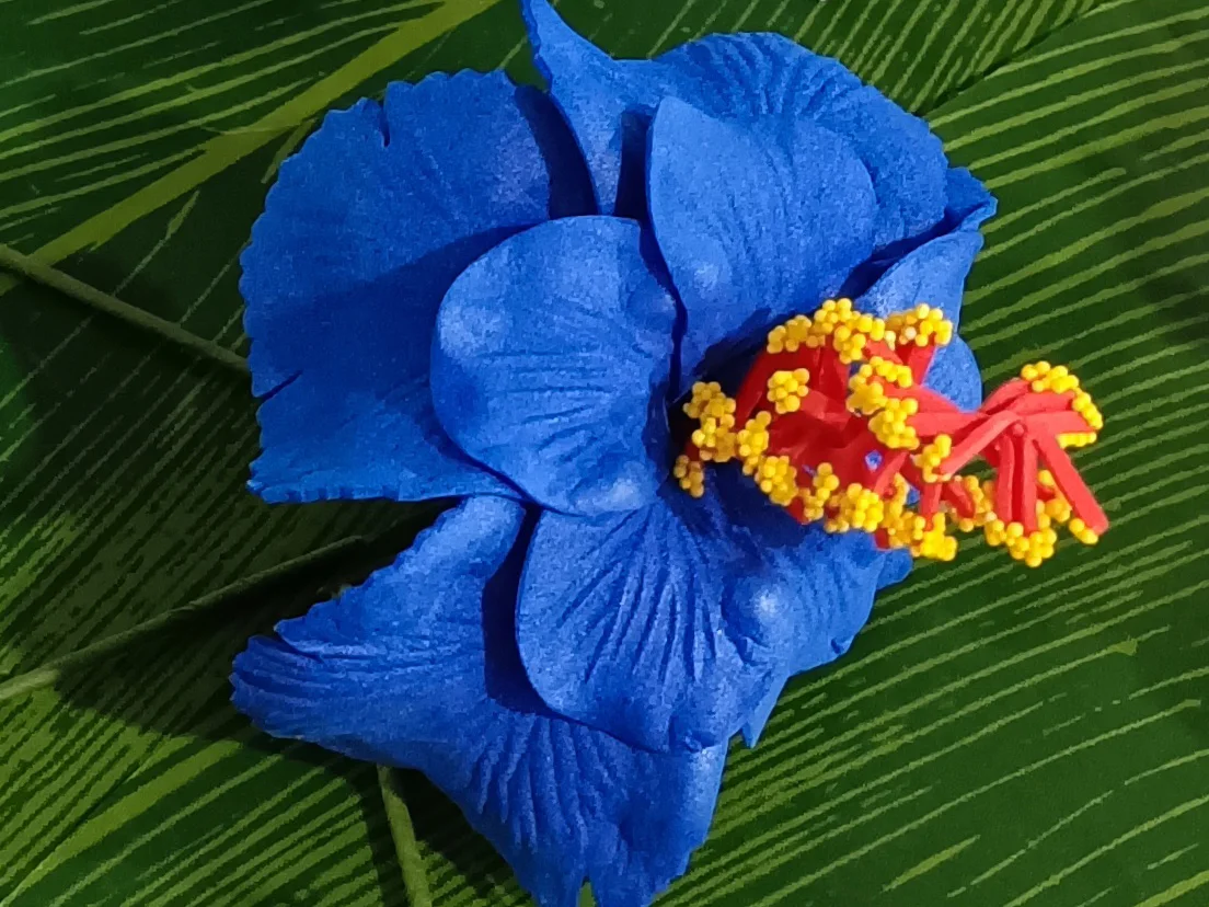 NEW Layer Hibiscus Eva Foam Tiare Hair Pick Hawaiian Flowers Ear Pick for Hula Girl Dance Party Daily Floral Garland