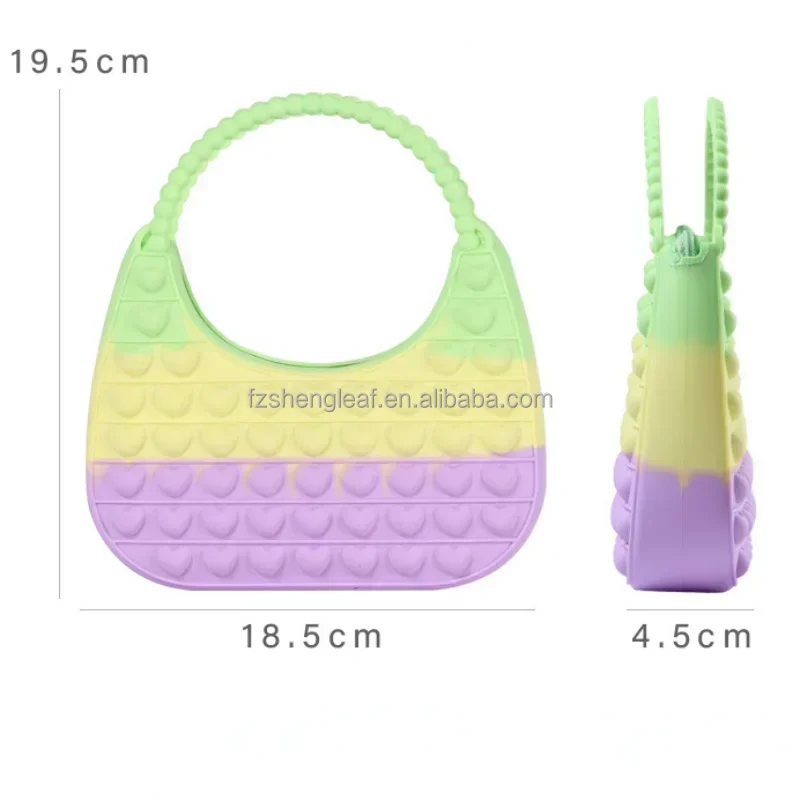 product customized mini silicone kids shoulder bags japan style cartoon cute girls pouch purse waterproof feature for children-1