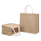 Handbag Tote Bag Custom Logo Linen Handbag Retro Tote Bag Waterproof Large Capacity Shopping Jute Tote Bag