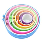 Plastic Hoops Wholesale Colorful Sewing Craft Plastic Embroidery Hoops Household For Adult Plastic Embroidery Hoops