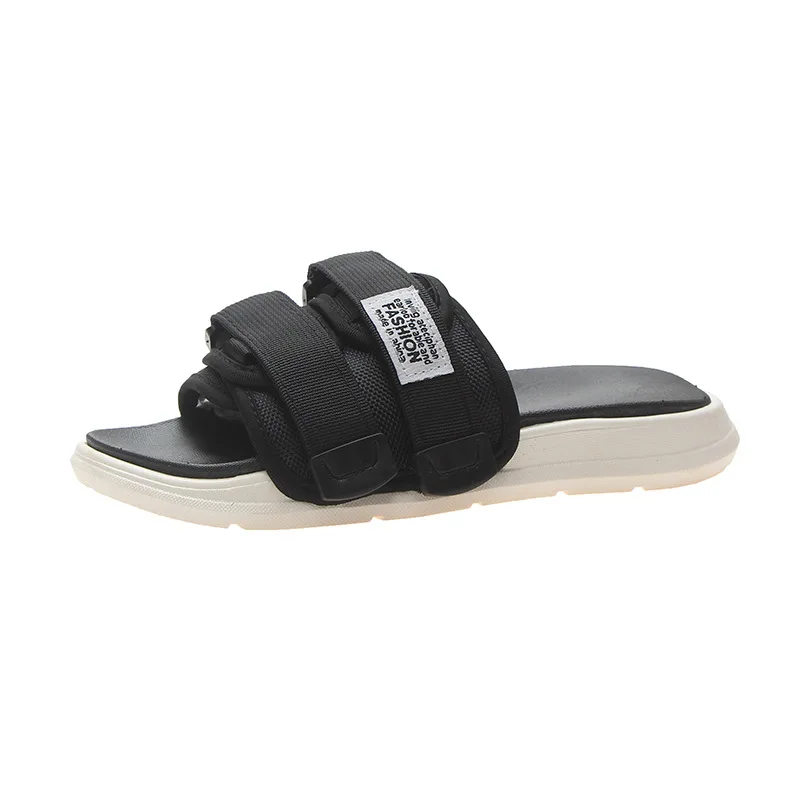 Superstarer 2020 new summer men's slippers fashion trendy men double straps cloth men sandals slides