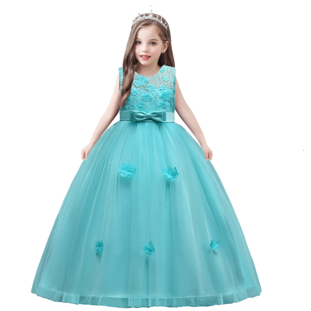 Vestido De Noche Para Niña De 3 A Años,Elegante Vestido De Boda De Estilo Europeo Para Niña Joven,Vestido De Graduación Para Niña - Buy Vestidos Largos De Fiesta Para Chicas Jóvenes,Vestidos