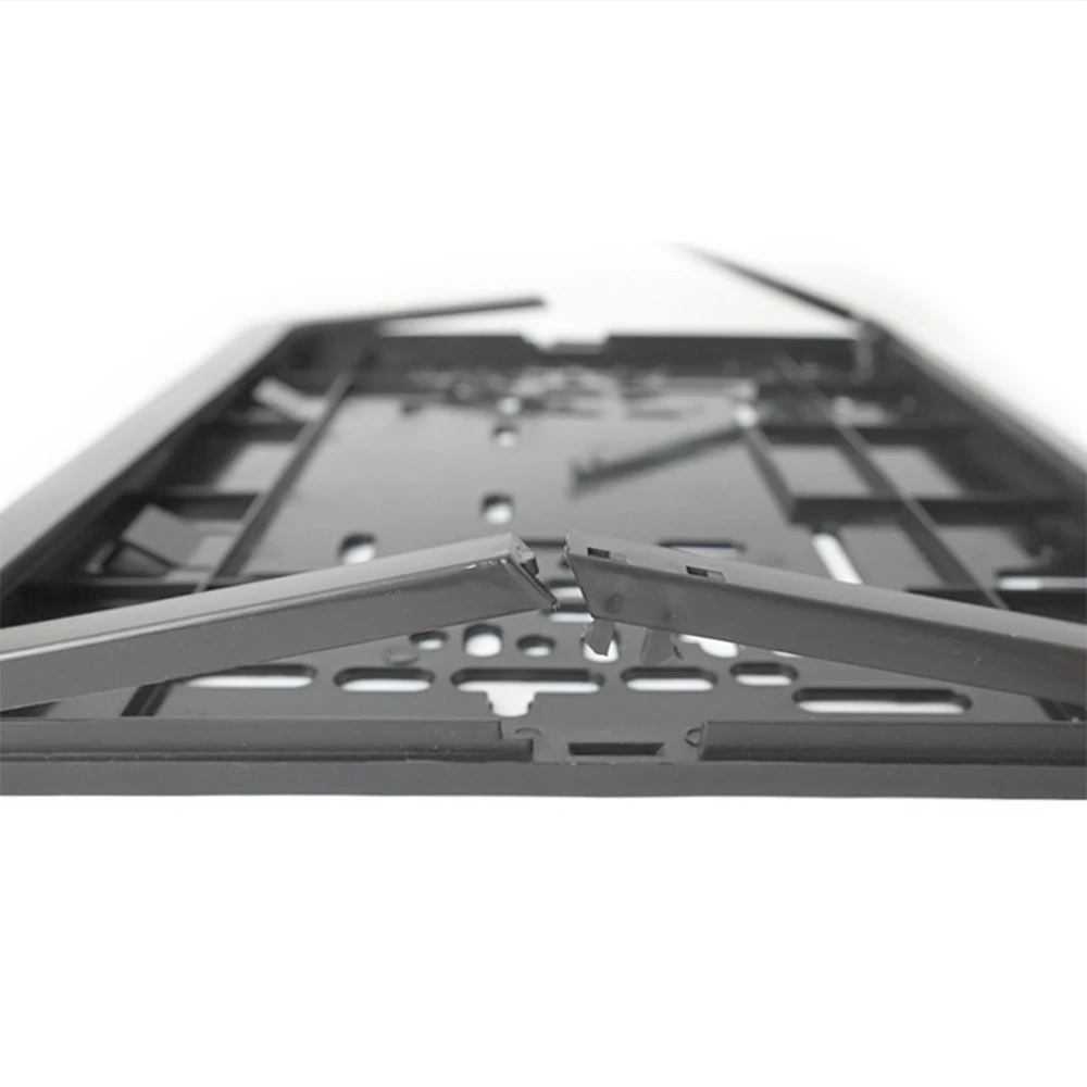 Kenya Size Standard Plastic Black Number Plate Holder Universal License Plate Frame supplier