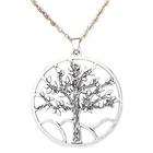 Tree Jewelry Round Tree Of Life Necklace Antique Custom Fashion Charm Necklace Necklaces And Pendants For Jewelry