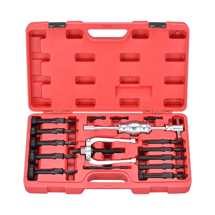 16 Pcs Car Inner Bearing Disassemble Tool Blind Hole Remover Extractor Puller Set Bushes Housing Bearing Remover 