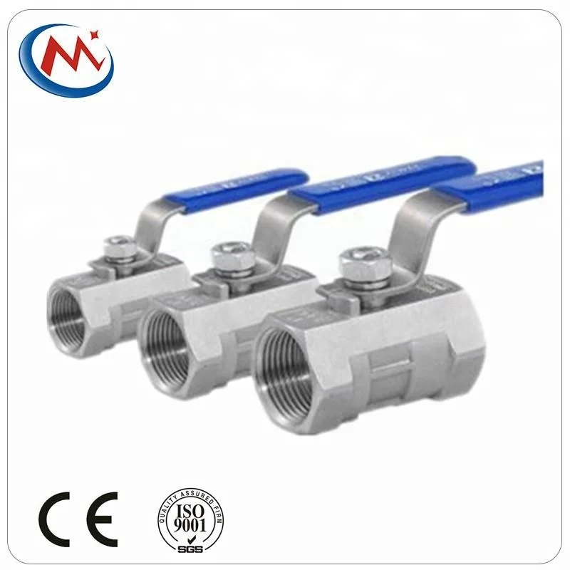 1000 wog Manual 1 PC Female Screwed Threaded  End Casting One Piece Ball Valve