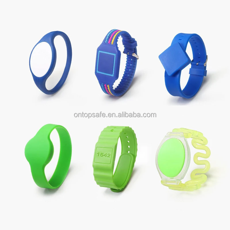 Adjustable Qr Code Printing Nfc Silicone Wristband Silicone Bracelet