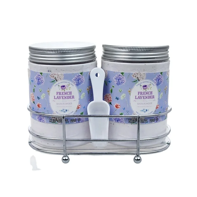 elegance home spa romantic powdered bubble bath gift set with