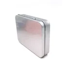 Gift Metal Packaging Christmas Gift Custom Decorative Silver Metal Tins Wholesales Boxes Packaging