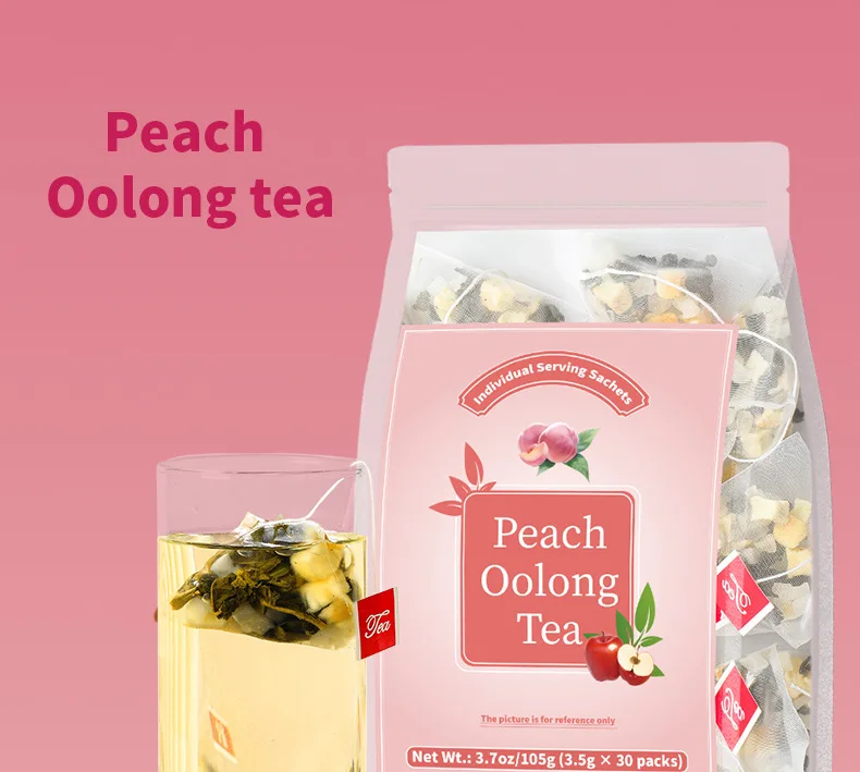 Peach Oolong Beauty Tea Natural Skin Detox Flavorful Tea Women Improves Dull Skin Enhances Glow