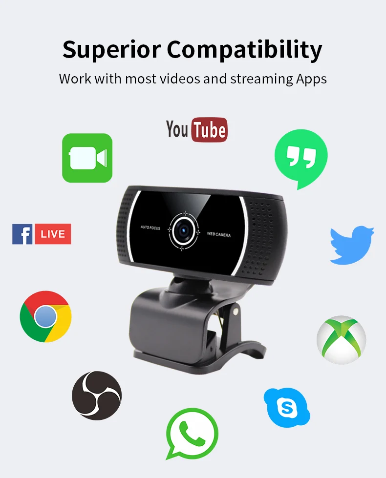 Youtube Video Recorder cam 480p cam With Tripod And Stand