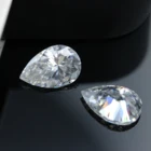 Gems Pear Yuying Gems Pear Shape Moissanite Loose Stone D Color VVS Clarity Moissanite Diamond