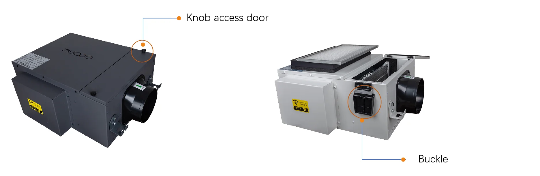 Fresh Air Ventilation Unit, 210-240V, 200m3 - detail 6