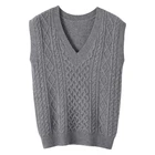 Vest Wholesale Knitwear Latest Design Knitted Cashmere Wool Lady Sleeveless Crop Women Vest