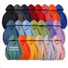 Wholesale Sublimation Embossed Logo Printing Pullover Cotton Blank Plain Custom Hoodies Unisex