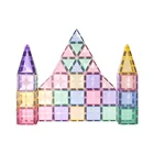 Children Toys MNTL New Clear Magnet Tiles BPA Free Star Magnetic Block Children Kids Toys Educational
