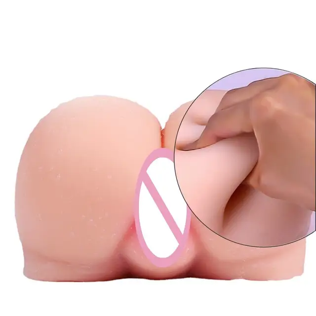 Hot selling silicone vibrator buttocks Male Masturbator 4 Mandarin sound massager male sax toy