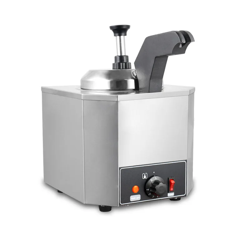 CE 110V/220V Hot Nacho Fudge Dispenser Warmer Chocolate Cheese Heating Machine 