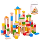 Toy Kids Toy FSC Wooden Toy Building Block Custom Display Educational Baby For Kids TOOKY Toy Block Set