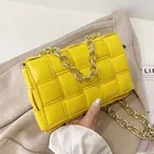 Bag Leather Bags New Fashion Women Compact Korean Style Pu Chain Bag Leather Sling Bags For Lady