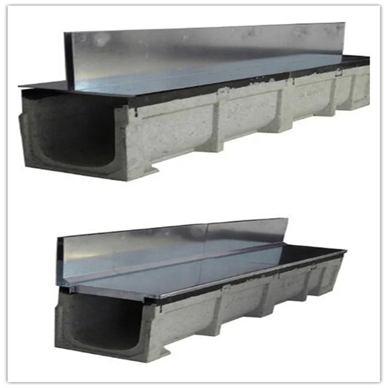 Precast Polymer Concrete U Shaped Drainage Ditch Linear Trench Drain