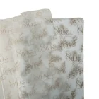 Paper Black Logo Custom Printing Soap Tissue Paper 17g White Wrapping Paper Sheet For Gift