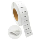 Custom High Quality Clothing Piggy Back Price Garment Sticker 3 Layers Transparent Sticker Labels For Clothing Tags