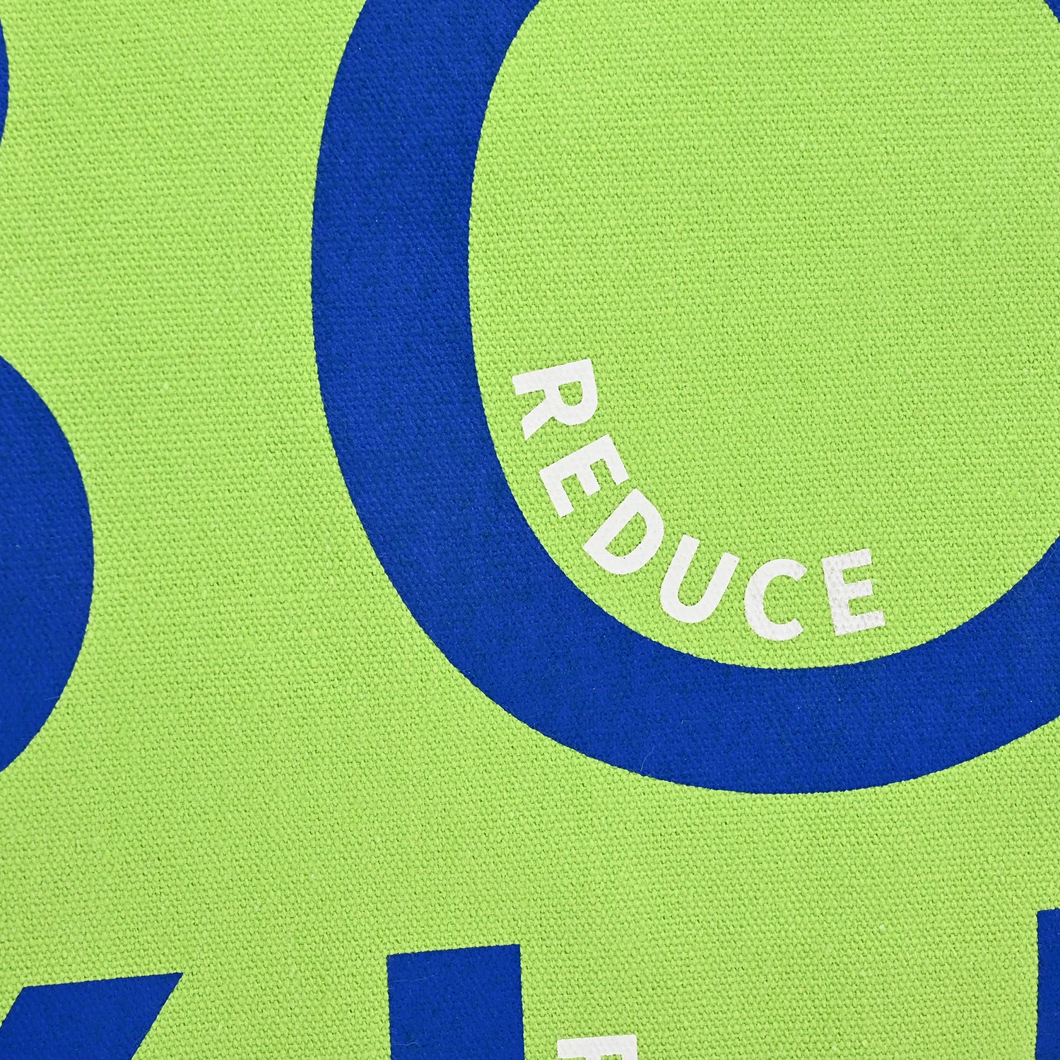 Hot Selling Customized Eco-Friendly GREEN Reusable Waterproof Cotton Bag Custom Shopping Recyclable Logo manufacture