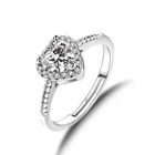 Wedding Rings Ring Hot Trending Copper Engagement Wedding Rings Heart Diamond Ring For Women
