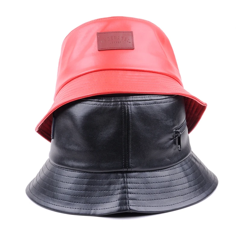 Unisex Fashion Red Black Patent Pu 