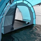 Family Luxury 6-8 Person Family Tent Outdoor Large Family Camping Double Layer 2 Rooms Big Space Shelter Tunnel Tent
