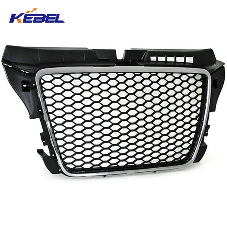 Plastic Auto Parts Newest OEM 8V58536511QP Car Front Grille for Audi A3 2015 details
