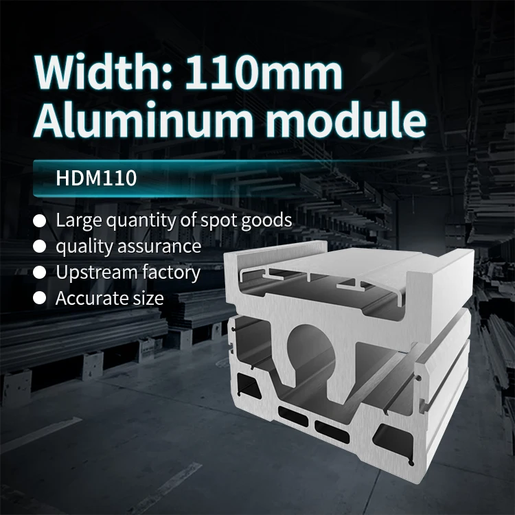 110 Wide Linear Module Aluminum Profile Fully Enclosed Screw Linear Sliding Table Guide Synchronous Belt manufacture