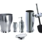 Bathroom Metal Metal Bathroom Accessories Set China Simple Top Decor Customized Metal Bath Coordinates