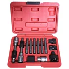Tool Kit 13PC Alternator Freewheel Pulley Removal Socket Bit Set Garage Service Tool Kit