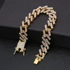 Bracelet Cuban Anklet 2020 Trendy Charm Feet Bracelet Rhinestone Cuban Link Hip Hop Jewelry Anklet