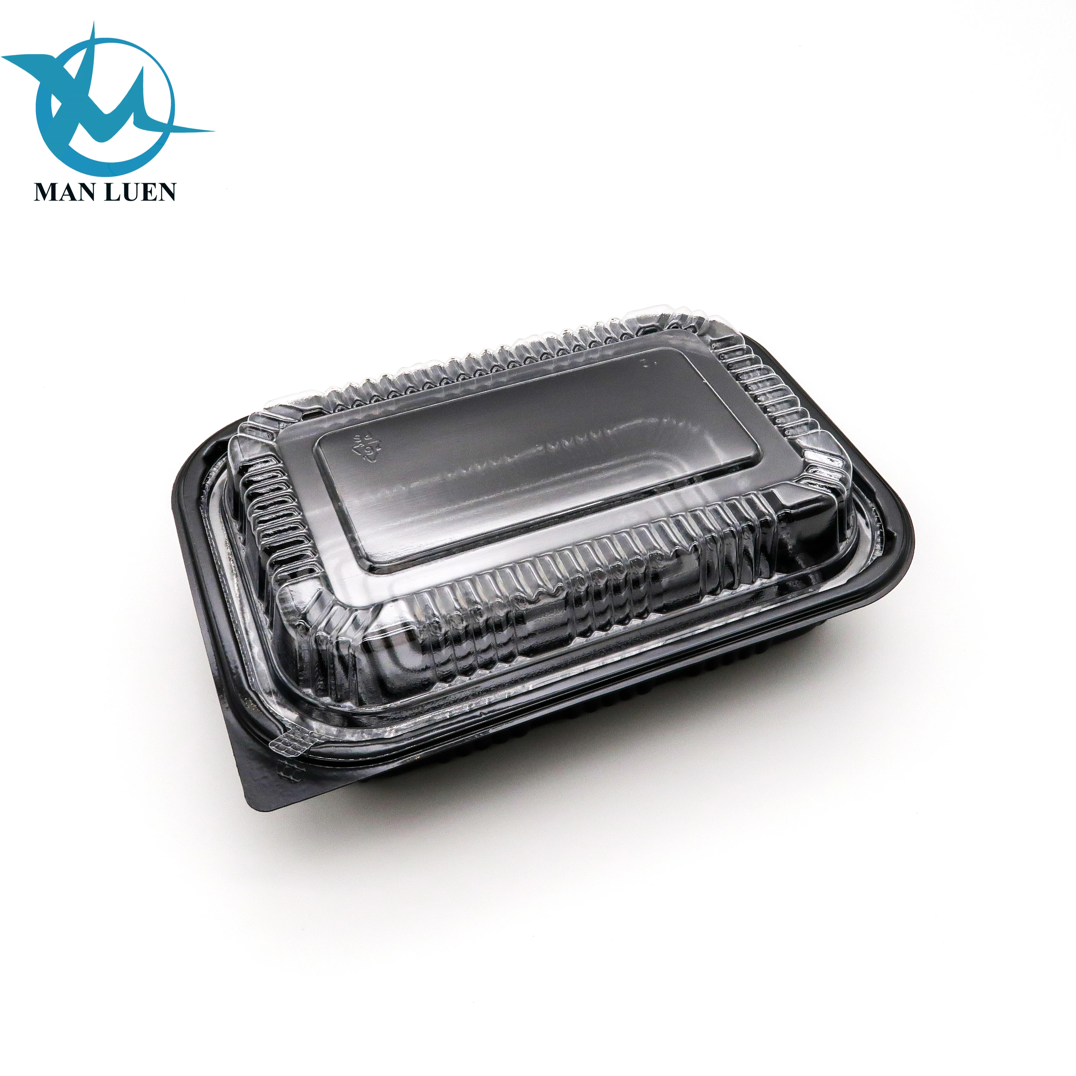 black plastic plates