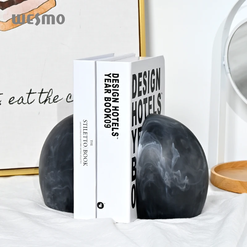 Modern Nordic Home Decor Resin Bookends Home Art Ornament Decoration Table Decorative Objects