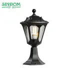 Light Garden Light Classic Design Outdoor Balcony Fence Path Garden Lamp Pillar Gate Light